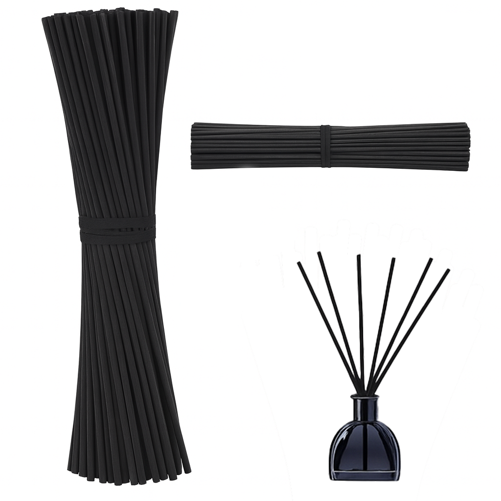 Natural Rattan Reeds for Aroma Diffusers, 100 Pieces, Long-Lasting Fragrance | أعواد رتان طبيعية لموزعات العطر، 100 قطعة لتوزيع رائحة تدوم طويلاً