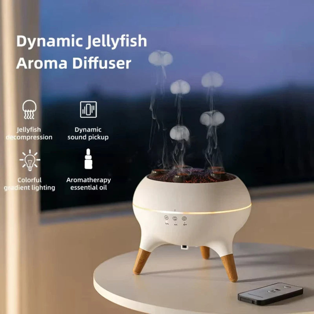 Flame Aromatherapy Essential Oil Diffuser – 250ML Humidifier & Aroma Diffuser | ناشر عطور وزيوت أساسية بتصميم لهب، مرطب هواء وناشر رائحة 250 مل