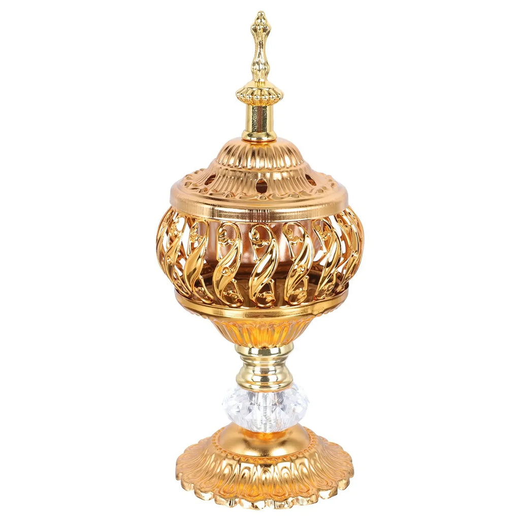 Bakhoor Incense Burner, Arab-style Metal Censer, Bakhoor Burner, Charcoal Tablet Burner, Incense Stick & Cone Holder, مبخرة بخور، مبخرة معدنية عربية، حاملة أعواد ومخاريط البخور، مبخرة فحم