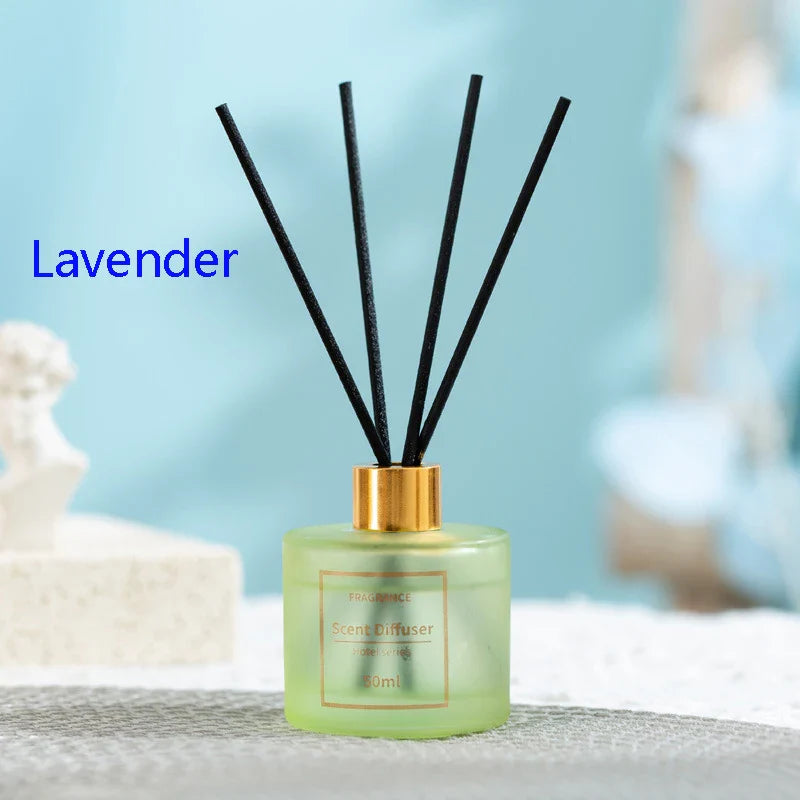 موزع ريد 50مل مستوحى من فنادق هيلتون وماريوت، زيوت عطرية فاخرة، أعواد موسعة، عطر مستمر وطويل الأمد، للمنزل والمكتب | 50ml Hilton & Marriott Inspired Reed Diffuser, Premium Essential Oils, Expanding Reeds, Long-Lasting Home & Office Fragrance