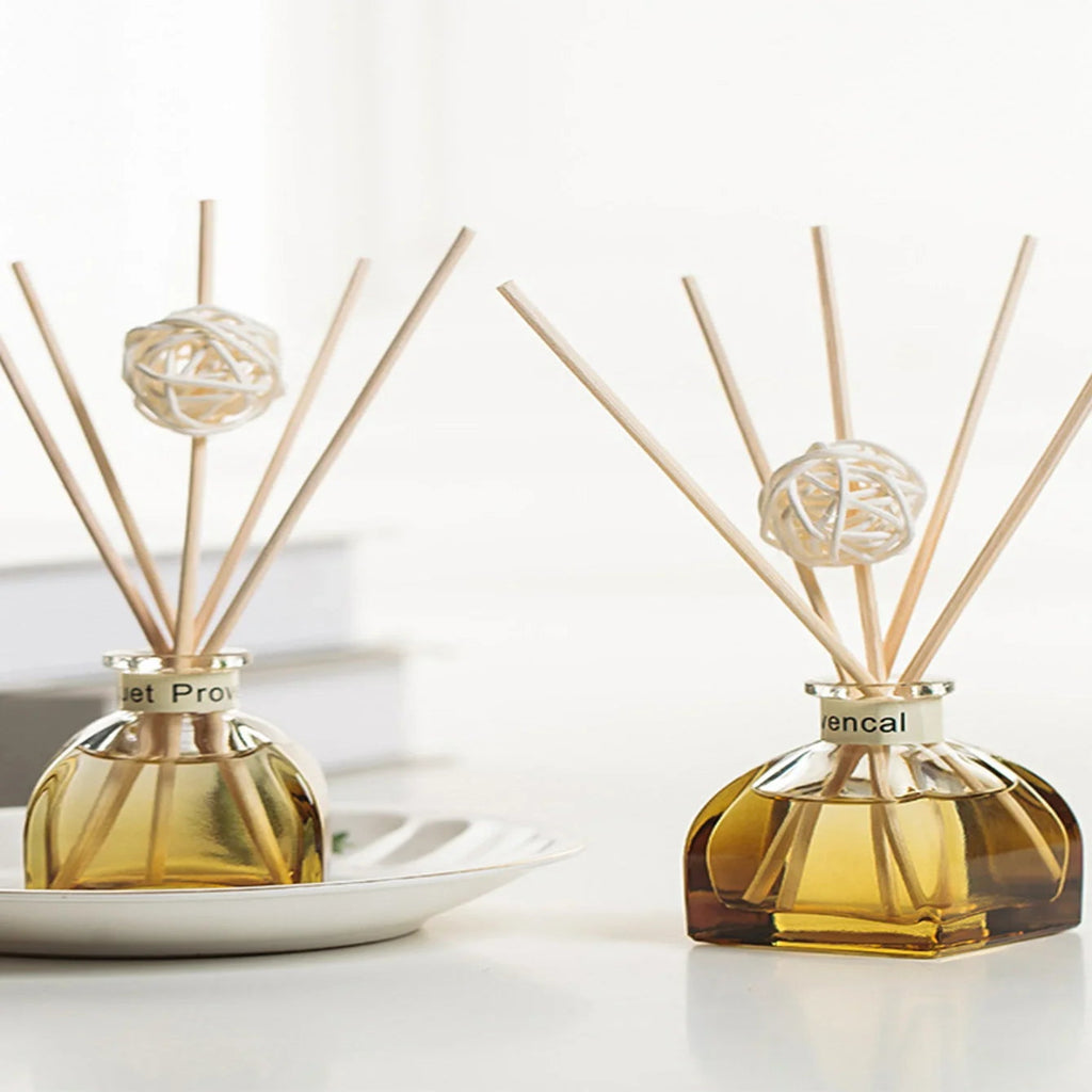 Lavender & Jasmine No Flame Essential Oils 50ml for Diffusers, Candles & Car Aroma   زيوت عطرية بدون لهب برائحة اللافندر والياسمين، 50 مل لموزعات العطر والشموع والسيارة