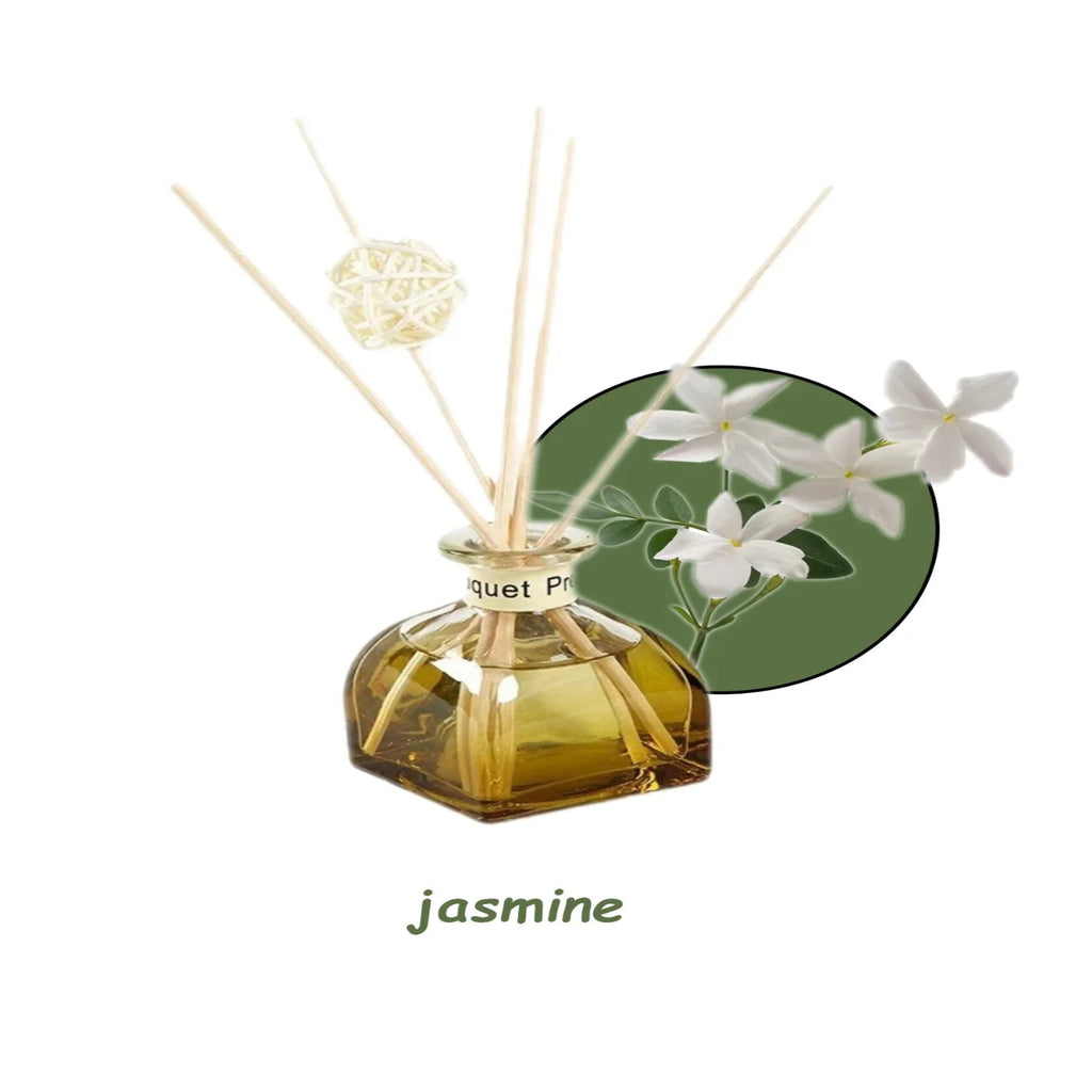 Lavender & Jasmine No Flame Essential Oils 50ml for Diffusers, Candles & Car Aroma   زيوت عطرية بدون لهب برائحة اللافندر والياسمين، 50 مل لموزعات العطر والشموع والسيارة