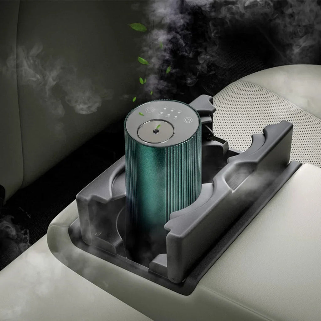 Auto Electric Essential Oil Diffuser for Car & Home with USB Power and Smart Timer   ناشر عطور كهربائي للسيارة والمنزل، يعمل بالـ USB مع ميزة التوقيت الذكي
