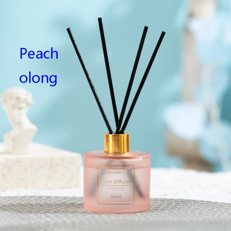 موزع ريد 50مل مستوحى من فنادق هيلتون وماريوت، زيوت عطرية فاخرة، أعواد موسعة، عطر مستمر وطويل الأمد، للمنزل والمكتب | 50ml Hilton & Marriott Inspired Reed Diffuser, Premium Essential Oils, Expanding Reeds, Long-Lasting Home & Office Fragrance