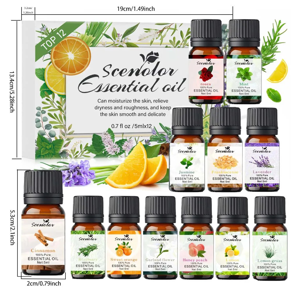 30-piece natural essential oils set – 100% pure therapeutic grade

Essential oils gift set for aromatherapy, massage, and self-care

Compact 10ml plant-based essential oils for home and wellness