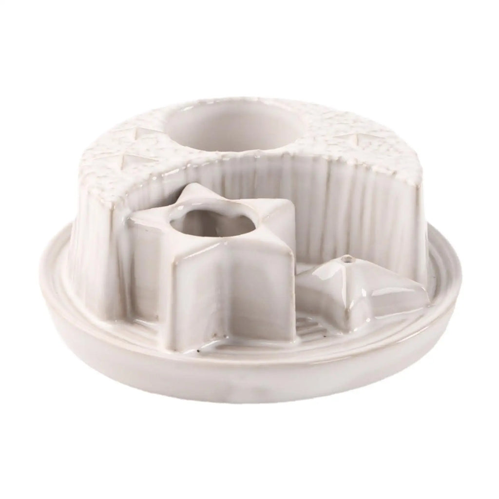 4-in-1 ceramic incense burner, incense sticks, cone incense, Palo Santo, tea light candles, meditation, aromatherapy, home décor, spiritual décor | مبخرة سيراميك 4 في 1، أعواد بخور، مخاريط البخور، خشب بالو سانتو، شموع صغيرة، التأمل، العلاج بالعطور، ديكور منزلي، ديكور روحاني