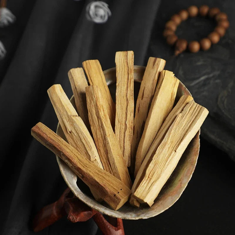 أعواد بخور Palo Santo المقدس، خشب Holy Wood الطبيعي، رائحة روحانية، التأمل، تنقية الطاقة، طقوس بوذا | Palo Santo Holy Wood Incense Sticks, Natural Sacred Wood, Spiritual Aroma, Meditation, Energy Cleansing, Buddha Rituals