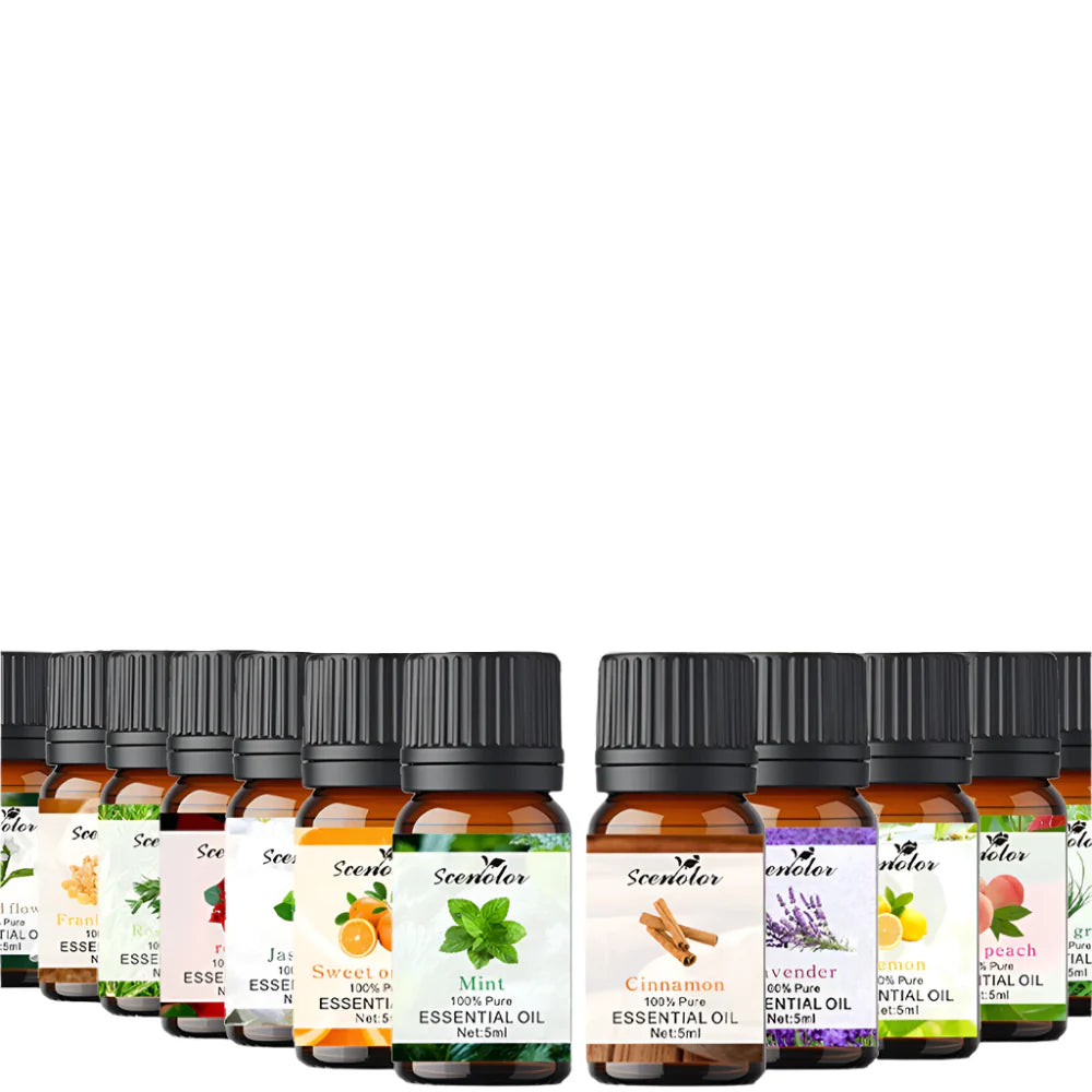 30-piece natural essential oils set – 100% pure therapeutic grade

Essential oils gift set for aromatherapy, massage, and self-care

Compact 10ml plant-based essential oils for home and wellness