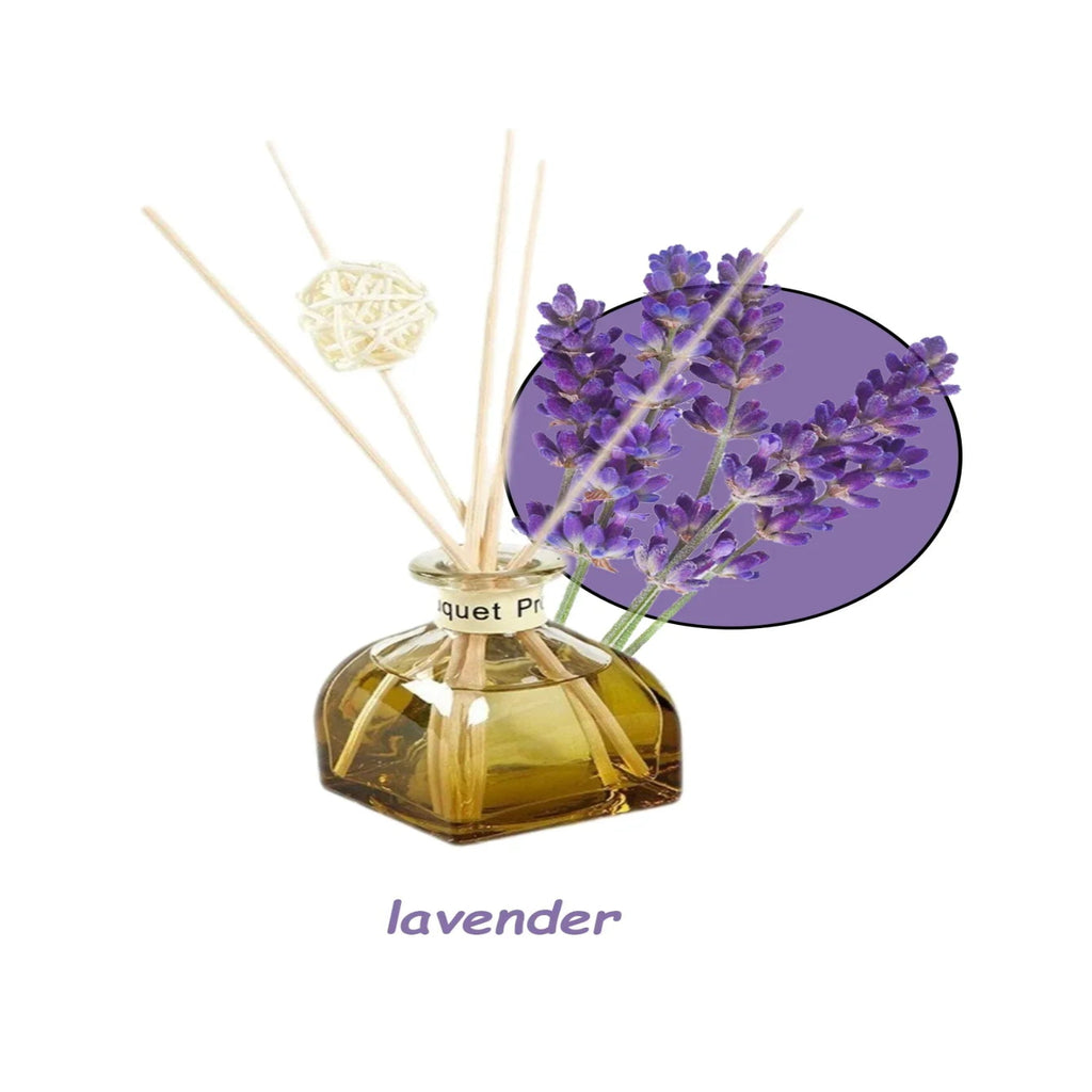 Lavender & Jasmine No Flame Essential Oils 50ml for Diffusers, Candles & Car Aroma   زيوت عطرية بدون لهب برائحة اللافندر والياسمين، 50 مل لموزعات العطر والشموع والسيارة