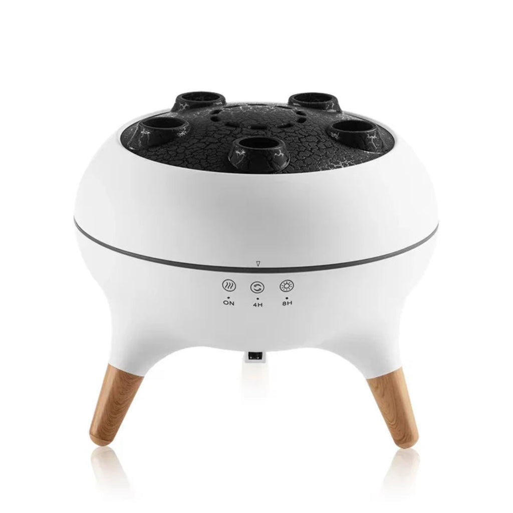 Flame Aromatherapy Essential Oil Diffuser – 250ML Humidifier & Aroma Diffuser | ناشر عطور وزيوت أساسية بتصميم لهب، مرطب هواء وناشر رائحة 250 مل