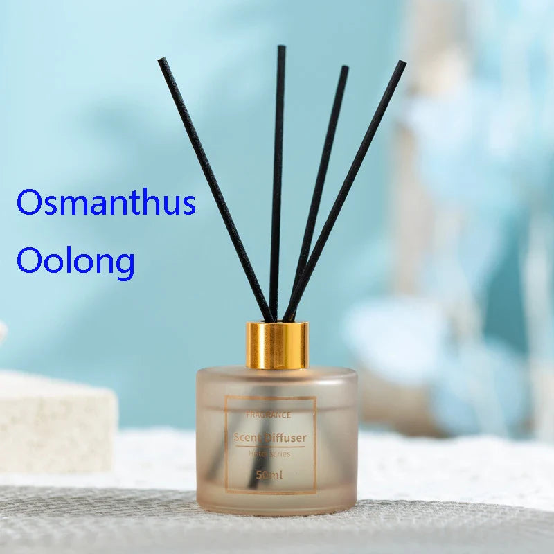 موزع ريد 50مل مستوحى من فنادق هيلتون وماريوت، زيوت عطرية فاخرة، أعواد موسعة، عطر مستمر وطويل الأمد، للمنزل والمكتب | 50ml Hilton & Marriott Inspired Reed Diffuser, Premium Essential Oils, Expanding Reeds, Long-Lasting Home & Office Fragrance