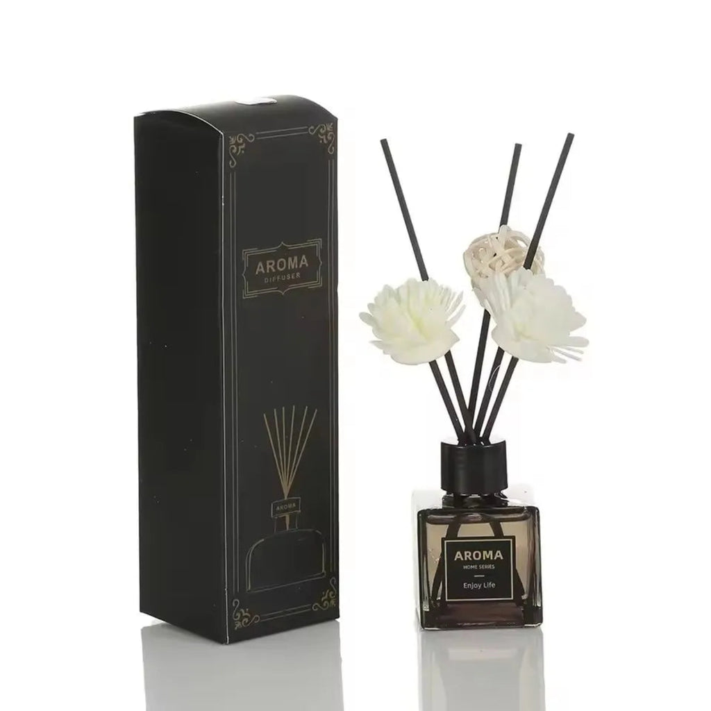 50ml Flameless Home Fragrance Diffuser, Elegant Aromatherapy   موزع عطر منزلي بلا لهب 50مل، أنيق للاسترخاء والعلاج العطري